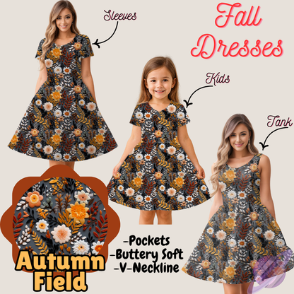 AUTUMN FIELD- FALL DRESS PREORDER- CLOSING 9/12