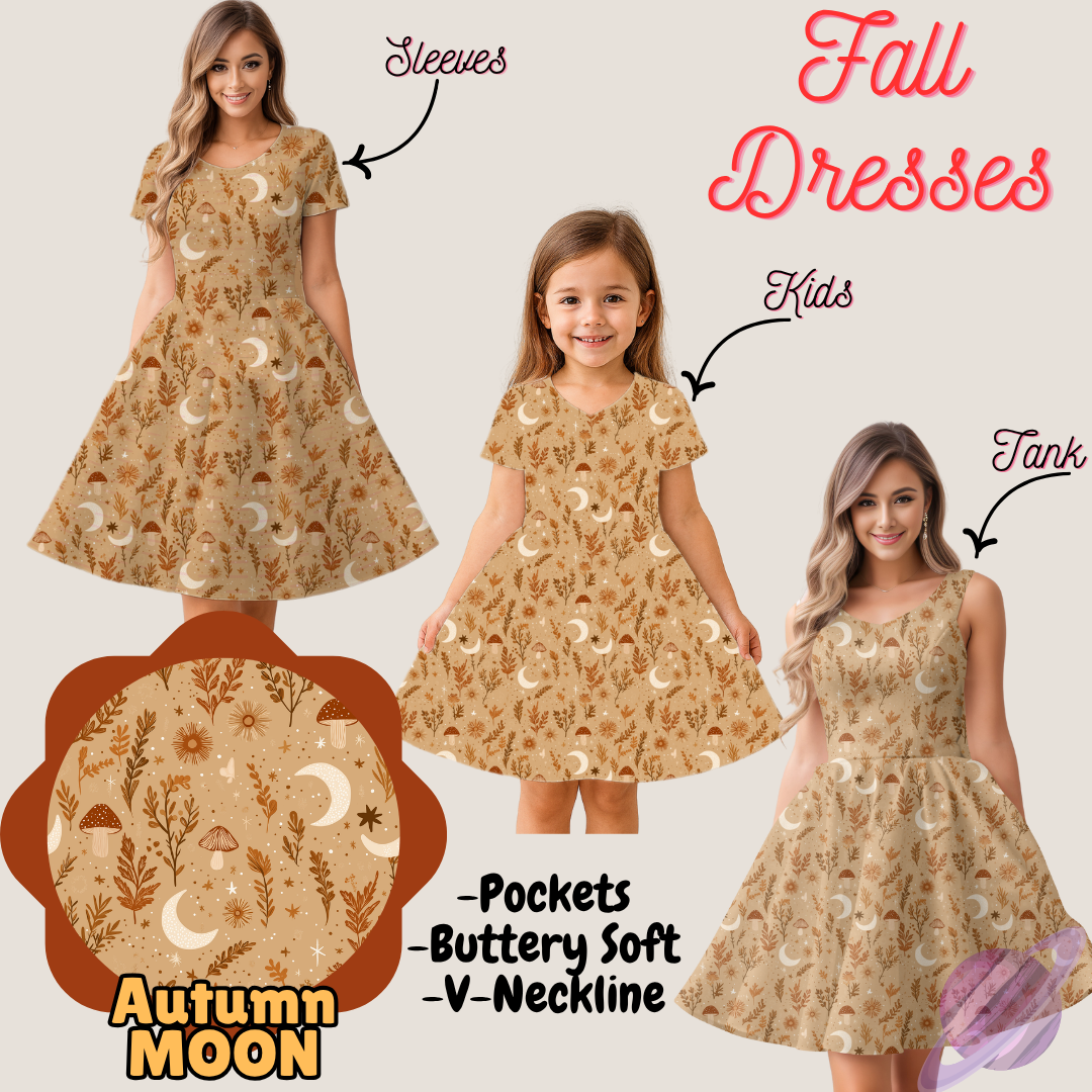 AUTUMN MOON- FALL DRESS PREORDER- CLOSING 9/12