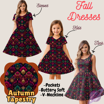 AUTUMN TAPESTRY- FALL DRESS PREORDER- CLOSING 9/12