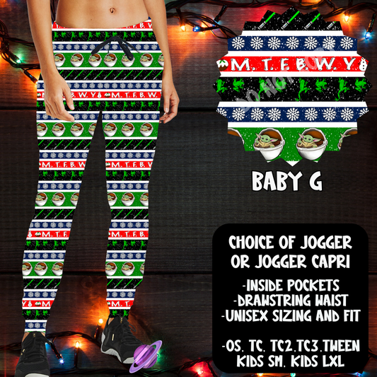 BABY G - JOGGER/CAPRI XMAS SWEATER RUN CLOSING 10/30