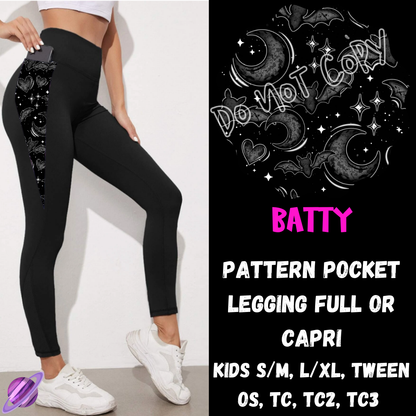 BATTY LEGGING/CAPRI-ZIP UP HOODIE OUTFIT RUN PREORDER CLOSES 1/26