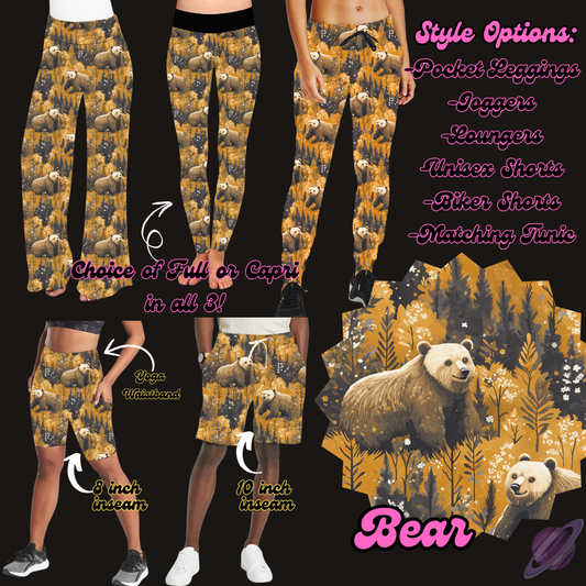 BEAR-PRETTY RUN BOTTOMS PREORDER CLOSING 1/30