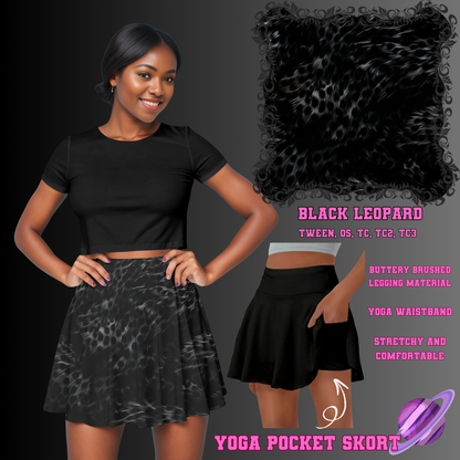 BLACK LEOPARD-SKORT 4 PREORDER CLOSING 2/13