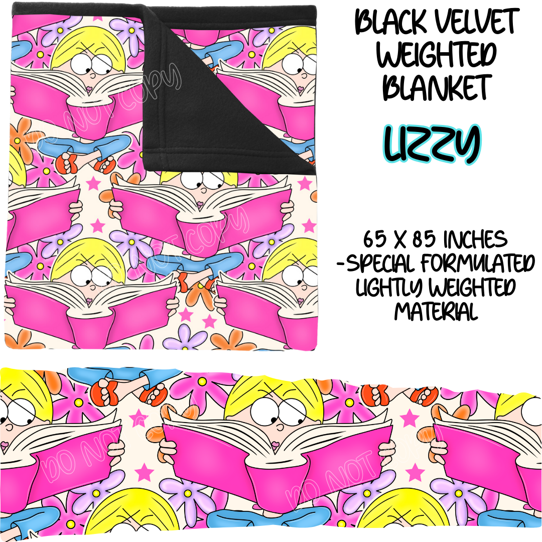 LIZZY - BLACK VELVET WEIGHTED BLANKET ROUND 4 PREORDER CLOSING 10/16