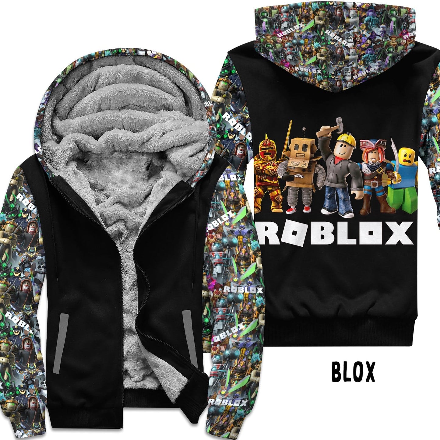 JACKET RUN 14-BLOX-FLEECE OR COTTON LINER-PREORDER CLOSING 12/16