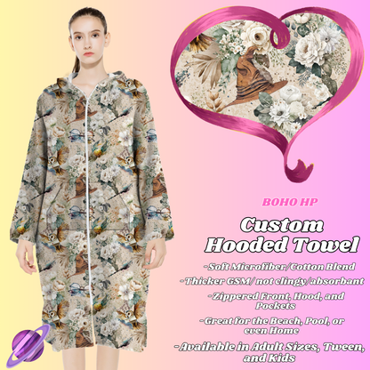 BOHO HP- HOODED TOWEL- PREORDER CLOSING 4/27