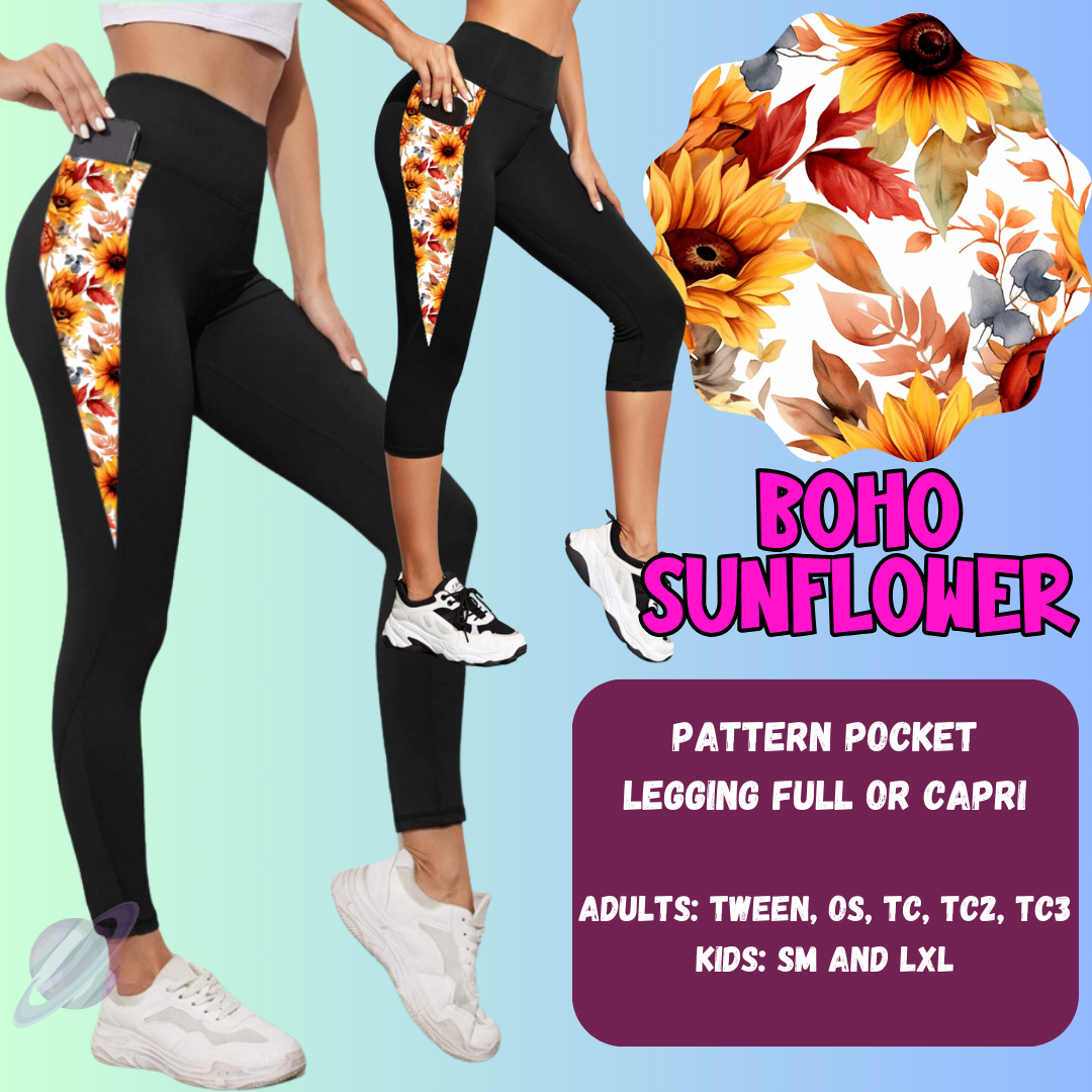 BOHO SUNFLOWER-PPO 13- TOPS AND BOTTOMS-PREORDER CLOSING 6/15