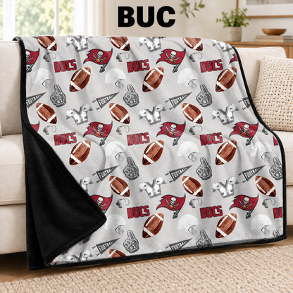 BUC-FOOTBALL SOFT BLACK THROW-PREORDER CLOSING 9/30