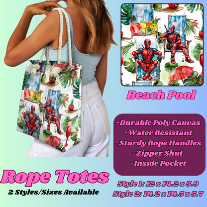 BEACH POOL-ROPE TOTE PREORDER CLOSING 5/6