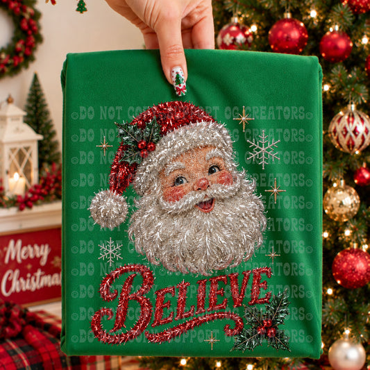 TINSEL BELIEVE TEE