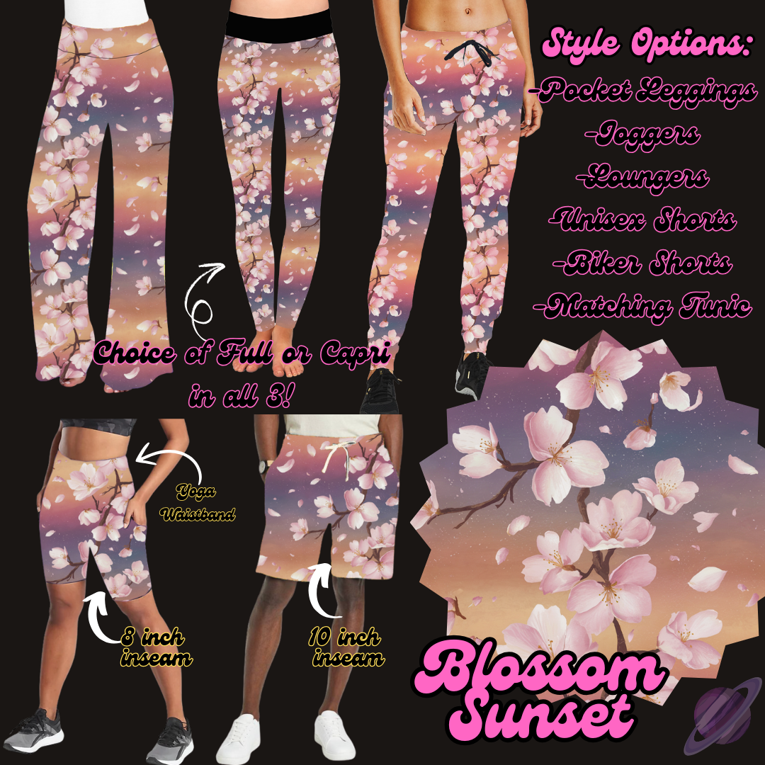 BLOSSOM SUNSET-PRETTY RUN BOTTOMS PREORDER CLOSING 1/30