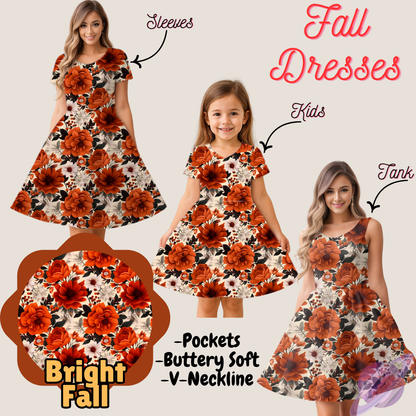 BRIGHT FALL- FALL DRESS PREORDER- CLOSING 9/12