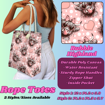 BUBBLE HIGHLAND-ROPE TOTE PREORDER CLOSING 5/6