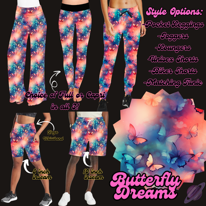 BUTTERFLY DREAMS-PRETTY RUN BOTTOMS PREORDER CLOSING 1/30