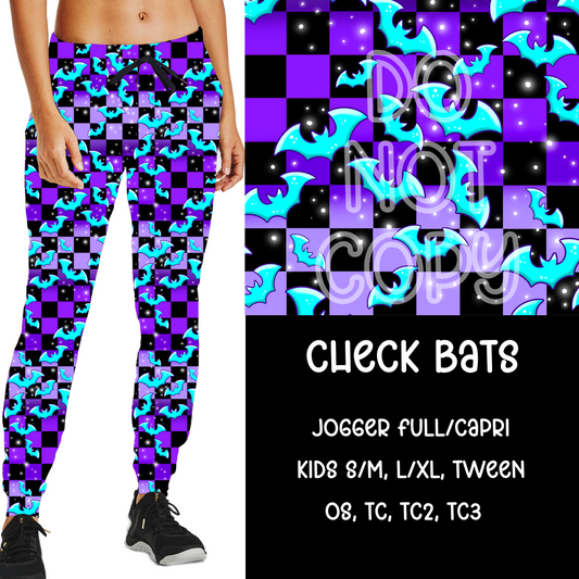 CHECK BATS - B97 - JOGGER /CAPRI PREORDER CLOSING 8/28