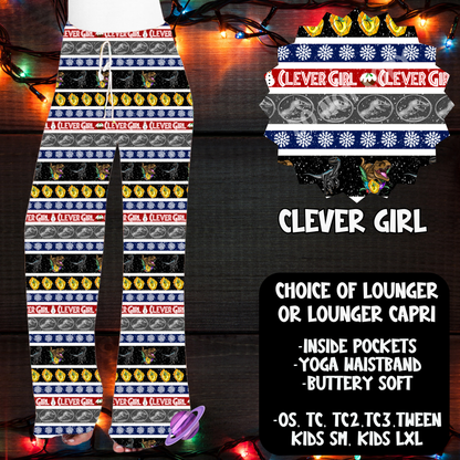 CLEVER GIRL-BOTTOMS-XMAS SWEATER PREORDER-9/27