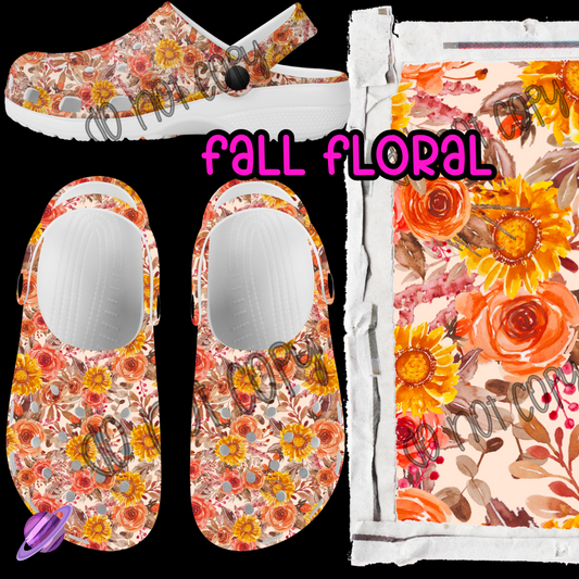 FALL FLORAL - CLOG RUN 5- PREORDER CLOSING 8/24