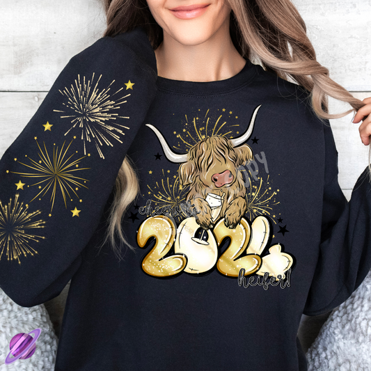 CHEERS COW CREWNECK SWEATSHIRT