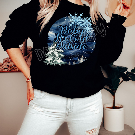 COLD OUTSIDE - HOLIDAY RUN 1 - UNISEX HOODIE/SWEATER ADULTS/KIDS