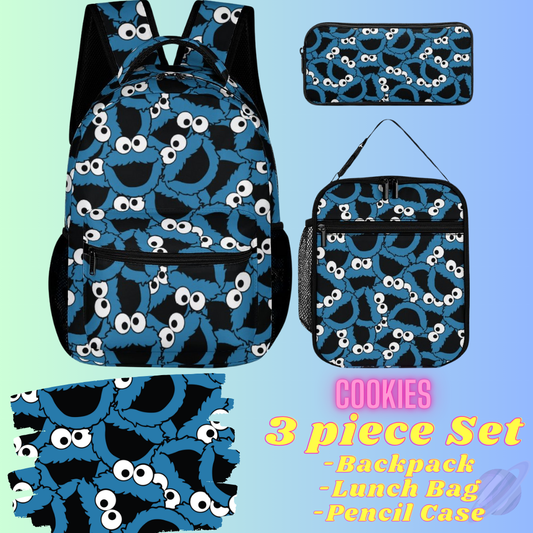 COOKIES-3 PIECE BACKPACK SET-PREORDER CLOSING 7/3