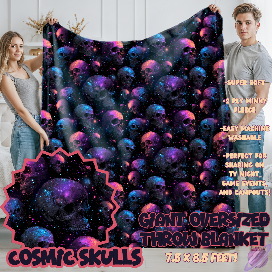COSMIC SKULLS-OVERSIZED THROW 14-PREORDER CLOSING 10/8