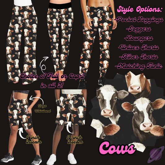 COWS-PRETTY RUN BOTTOMS PREORDER CLOSING 1/30
