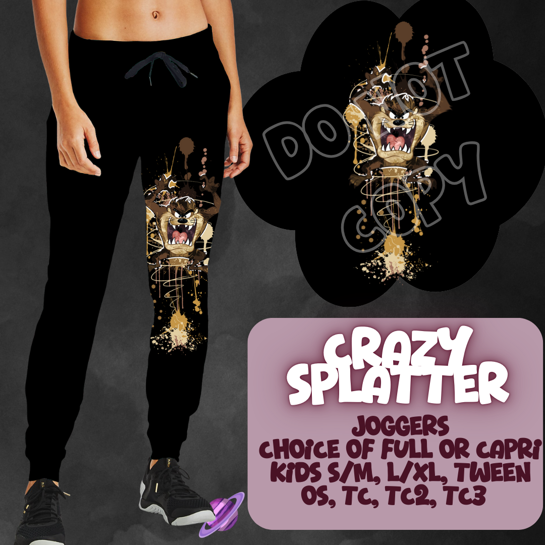 CRAZY SPLATTER- 4 STYLES OF BOTTOMS-PREORDER CLOSING 1/21