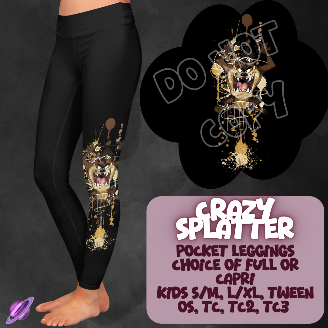 CRAZY SPLATTER- 4 STYLES OF BOTTOMS-PREORDER CLOSING 1/21