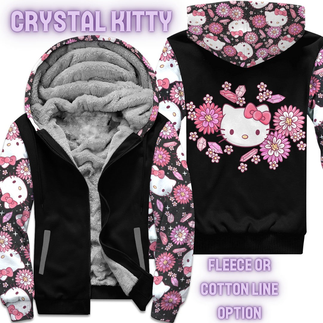 JACKET RUN 14-CRYSTAL KITTY-FLEECE OR COTTON LINER-PREORDER CLOSING 12/16