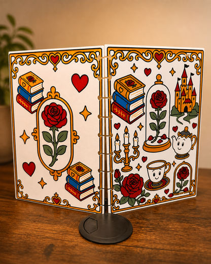 TALE AS OLD- 3D PRINTED REFILLABLE NOTEBOOK