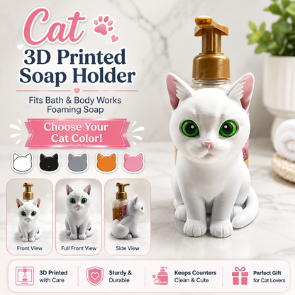 CAT SOAP HOLDER- 3D PRINTED