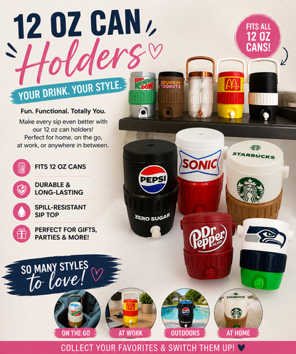 BOY JESTER-3D PRINTED CUSTOM 12 OUNCE CAN HOLDERS