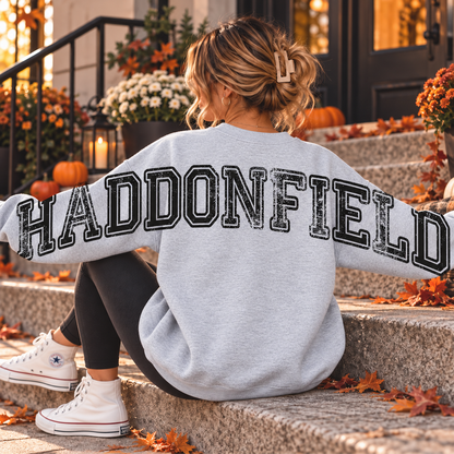 HADDONF BIG BACK DOUBLE SIDED SWEATSHIRT