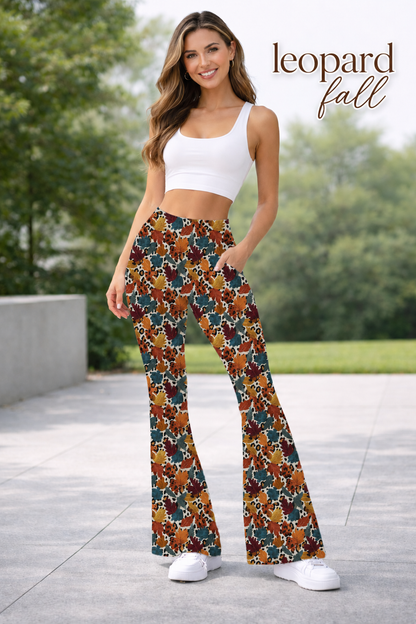 LEOPARD FALL-YOGA FLARE PREORDER- CLOSING 9/14