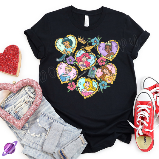 PRINCESS HEARTS - VALENTINE RUN 2-UNISEX TEE