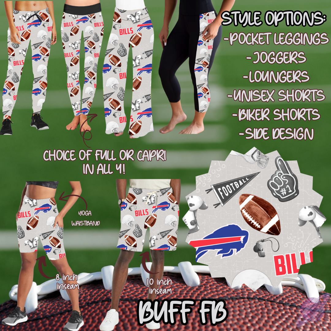 BUFF FB-GAME DAY RUN- PREORDER CLOSING 7/13