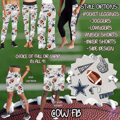 COW FB-GAME DAY RUN- PREORDER CLOSING 7/13
