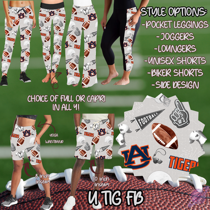 U TIG FB-GAME DAY RUN- PREORDER CLOSING 7/13