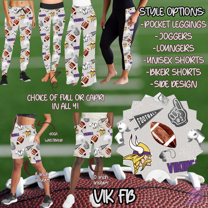 VIK FB-GAME DAY RUN- PREORDER CLOSING 7/13