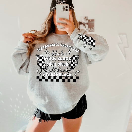 DARK BLACK SWEATSHIRT