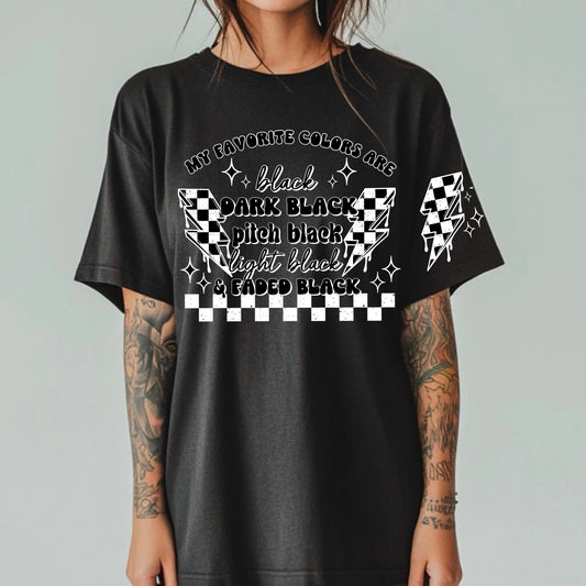 DARK BLACK TEE