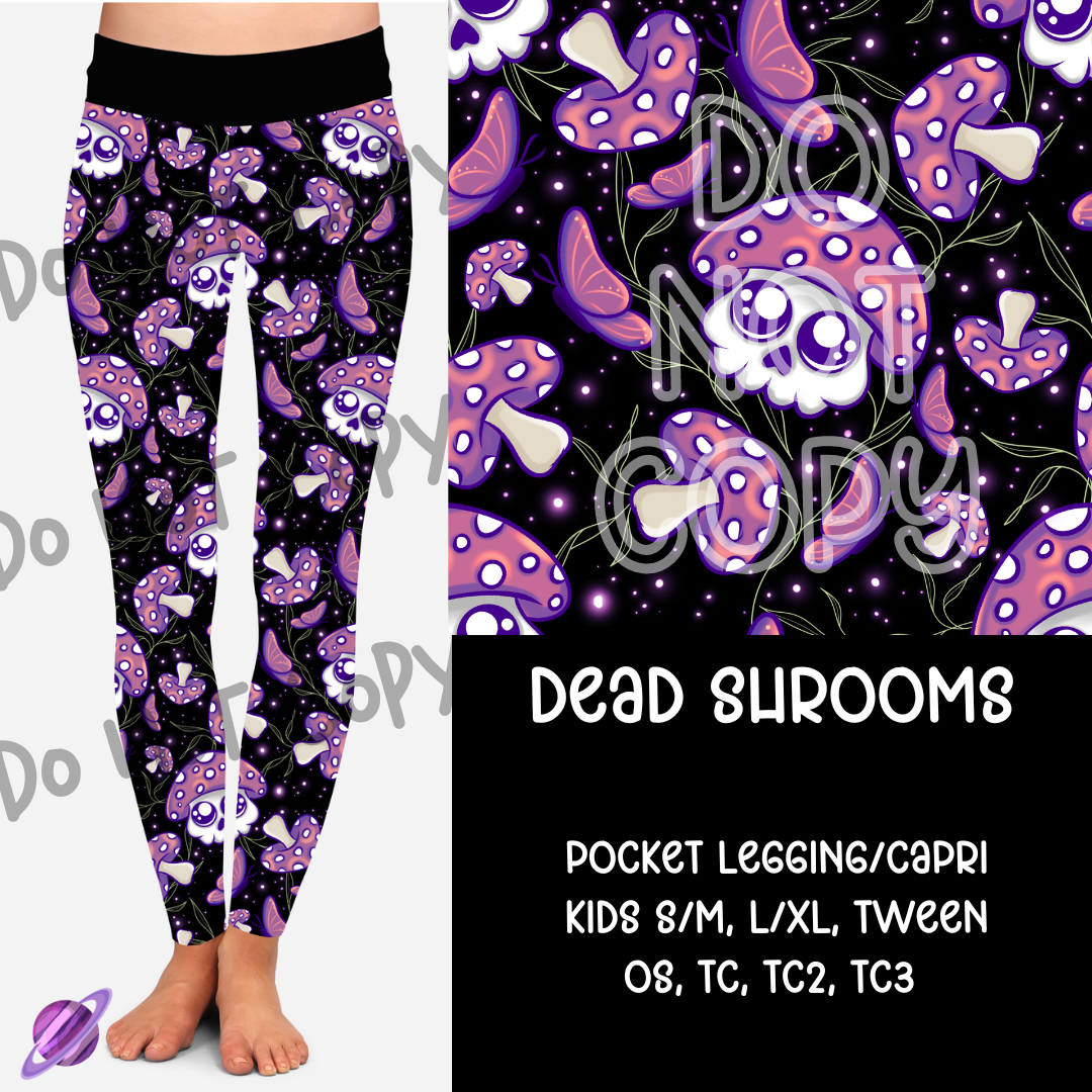 DEAD SHROOM - B97 - LEGGING/CAPRI PREORDER CLOSING 8/28