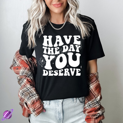 DESERVE - SNARKY RUN -UNISEX TEE ADULTS