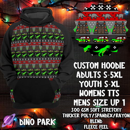 DINO PARK-HOODIE-XMAS SWEATER PREORDER-9/27