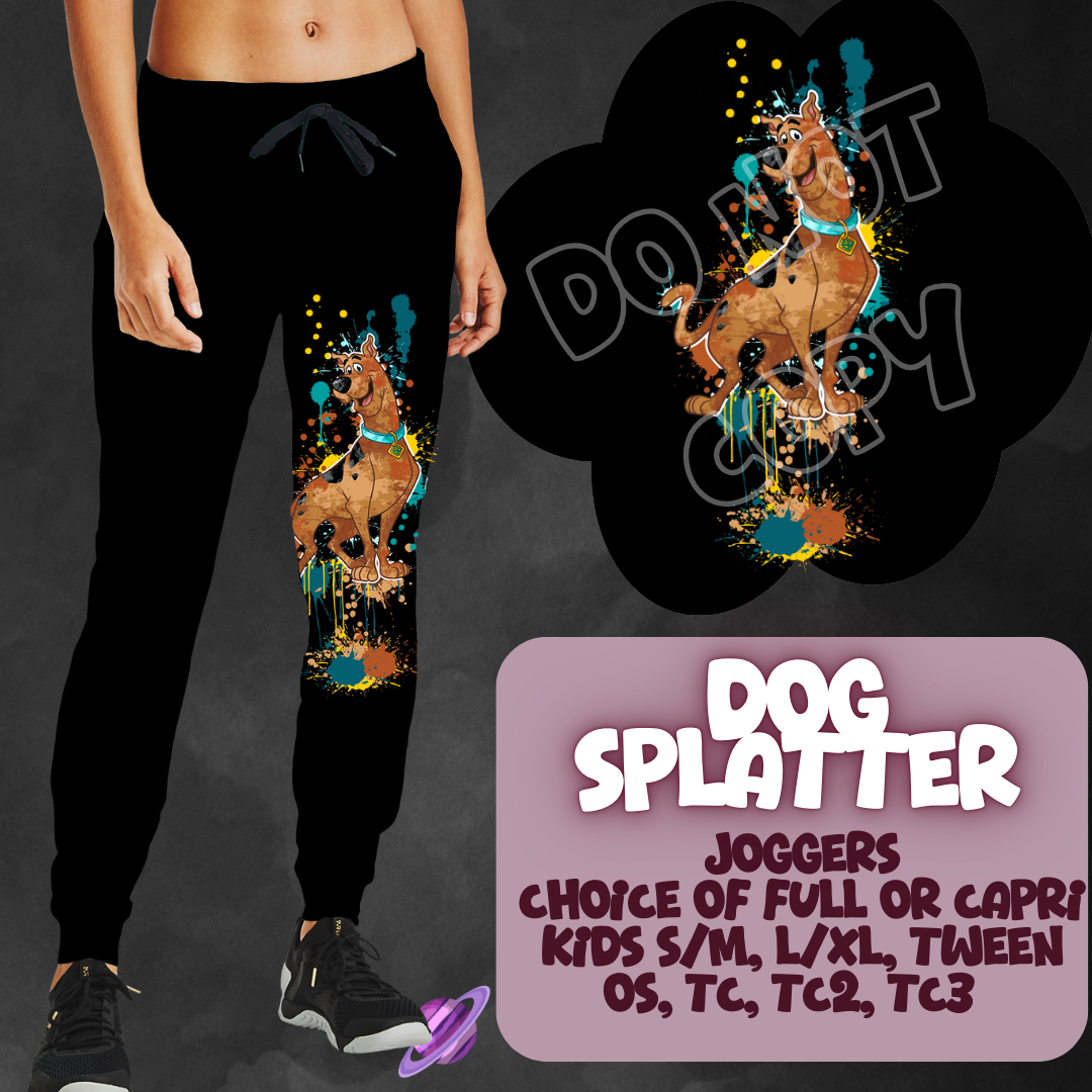DOG SPLATTER- 4 STYLES OF BOTTOMS-PREORDER CLOSING 1/21