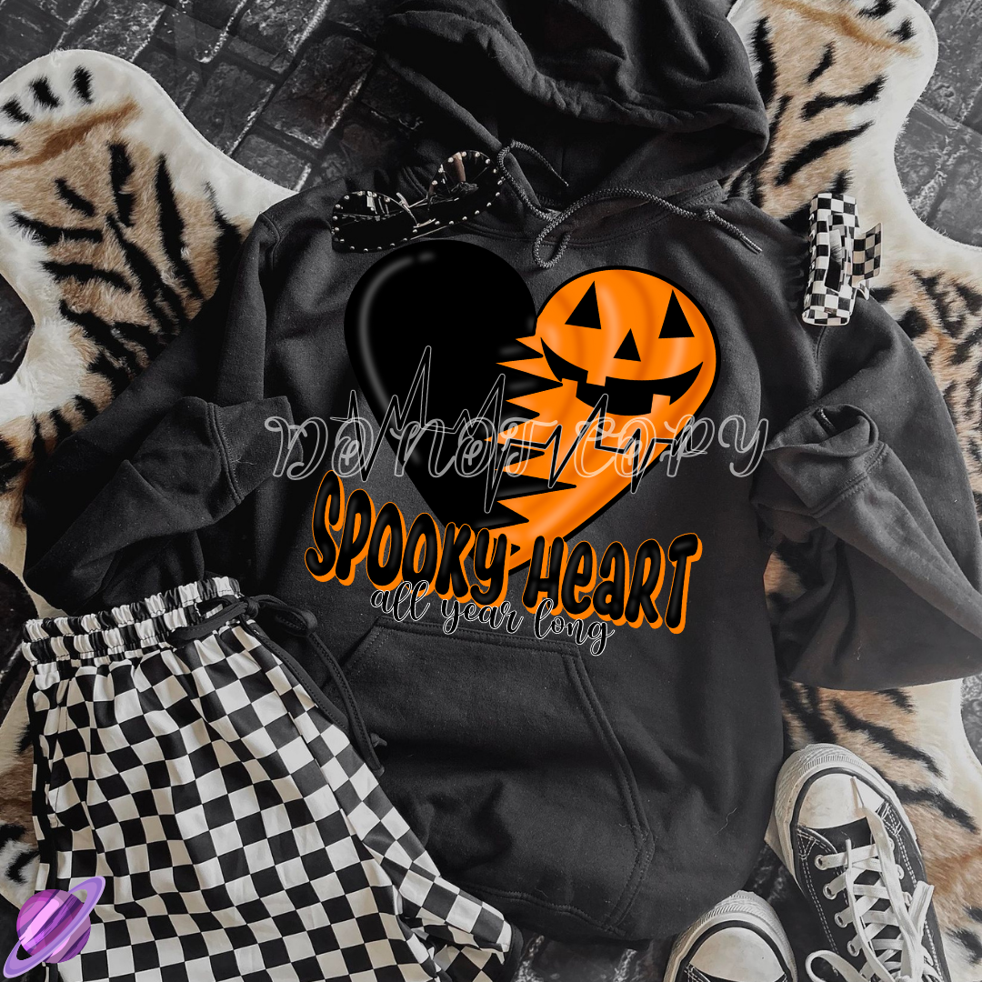 SPOOKY HEART - HOODIE