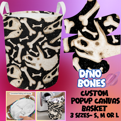 DINO BONES- STORAGE BASKETS 6- PREORDER CLOSING 5/4
