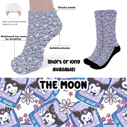 THE MOON - CUSTOM PRINTED SOCKS ROUND 2