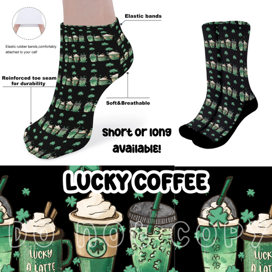 LUCKY COFFEE - CUSTOM PRINTED SOCKS ROUND 2