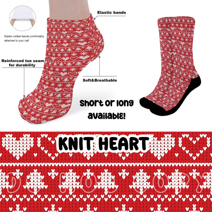 KNIT HEART - CUSTOM PRINTED SOCKS ROUND 2